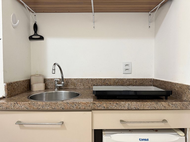 Loft beira-mar completo e confortável | MASD313