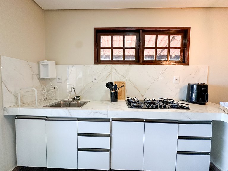 Complete house with backyard near Pecado beach