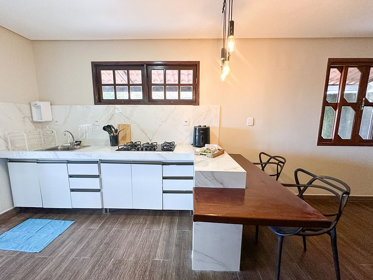 Complete house with backyard near Pecado beach