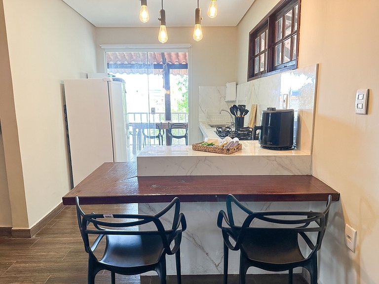 Complete house with backyard near Pecado beach