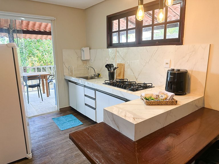 Complete house with backyard near Pecado beach