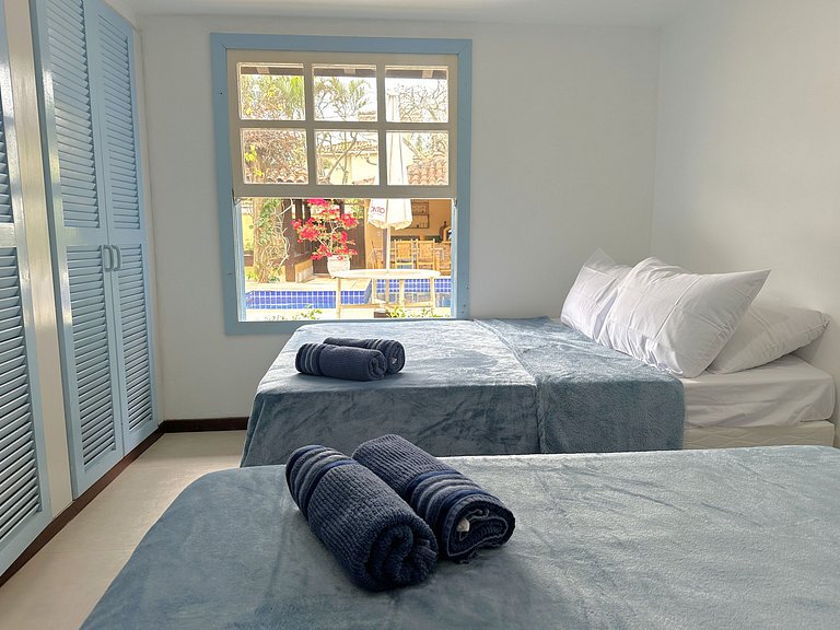 Casa c/ piscina no melhor ponto de Geribá | BZAN12