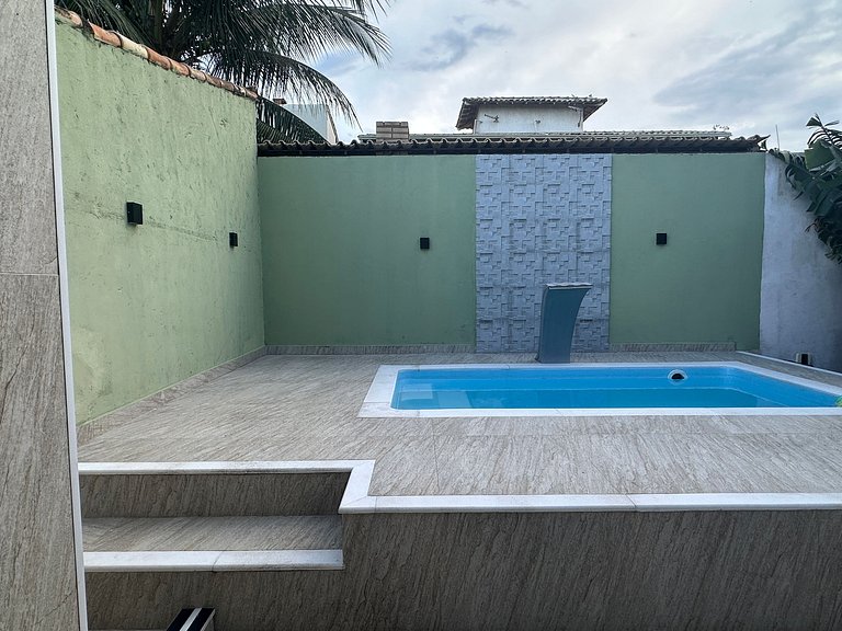 Casinha com piscina a 300m da praia | ROPJ03