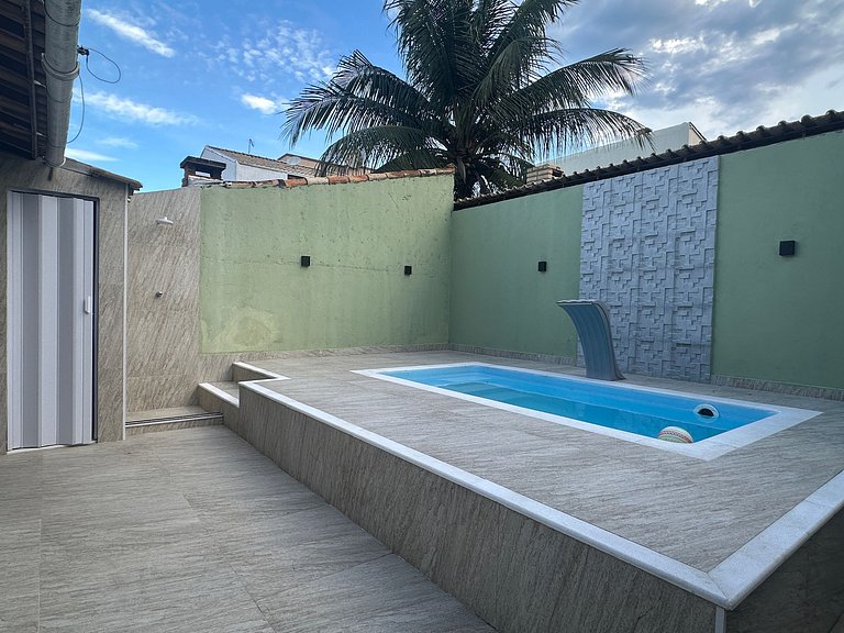 Casinha com piscina a 300m da praia | ROPJ03