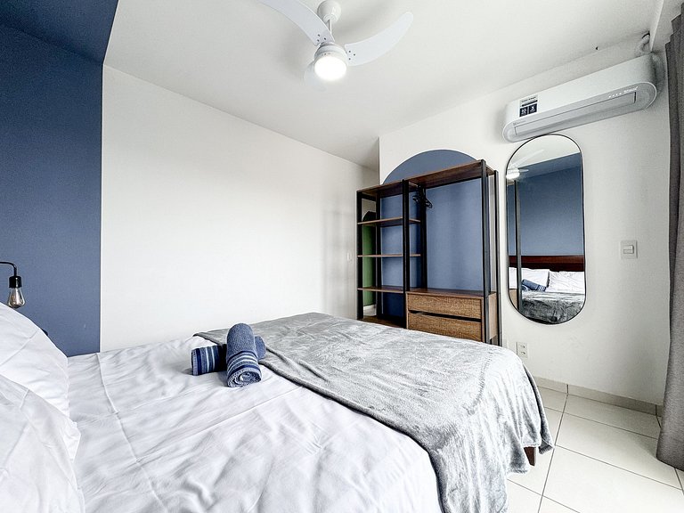 Ap condomínio com piscina, 200m da praia | ROTR206