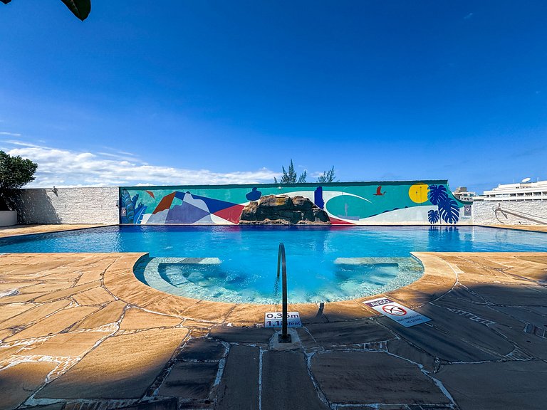 Loft de alto padrão a 100m da praia | MAMR607