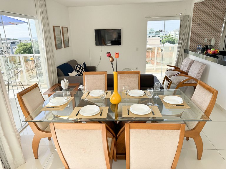 Cobertura perfeita na praia | ROABC3