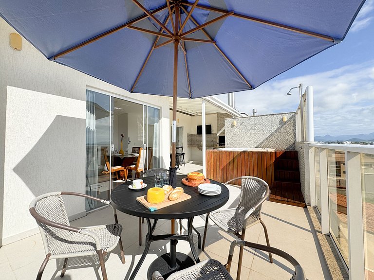 Cobertura perfeita na praia | ROABC3