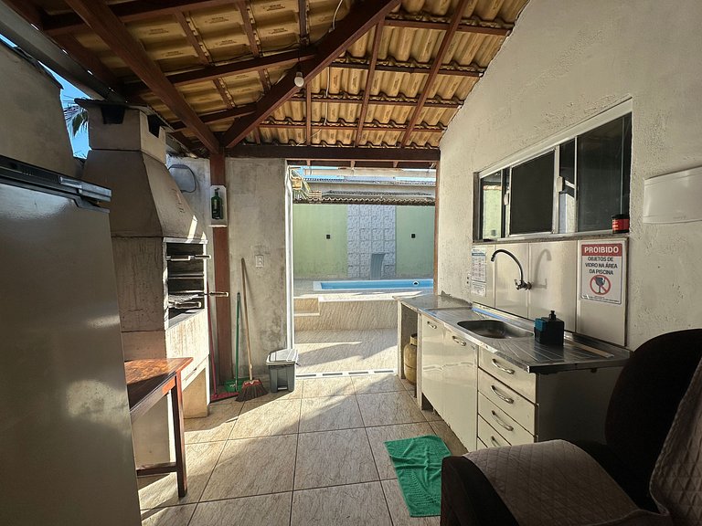 Casinha com piscina a 300m da praia | ROPJ03
